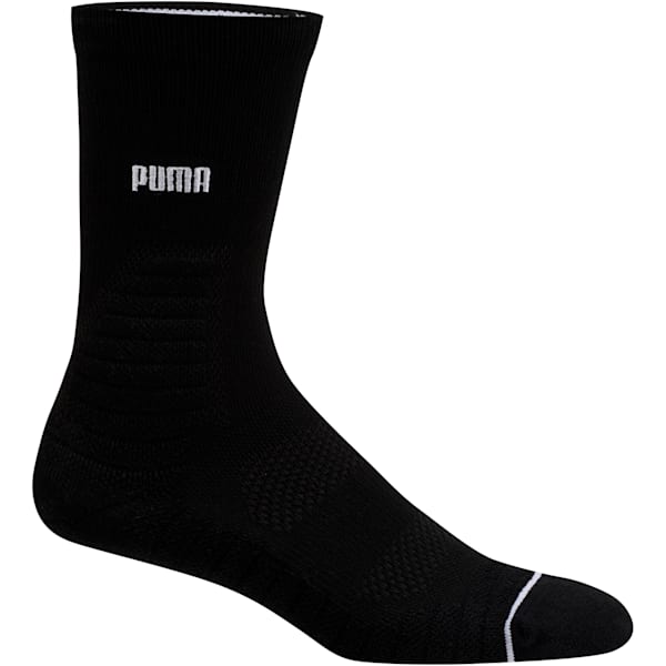 Men's Select Crew Socks [1 Pack], BLACK / WHITE, extralarge